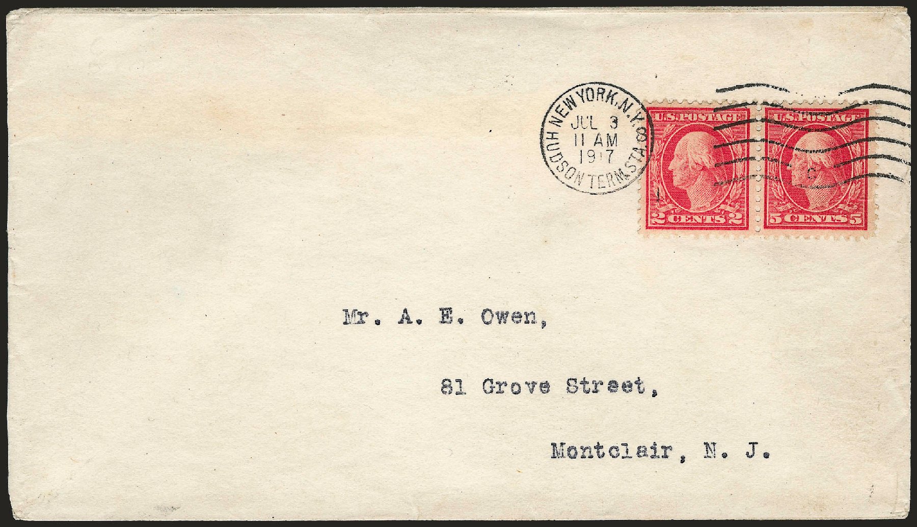 Costs of US Stamp Scott Catalog 505: 1917 5c Washington Perf 11 Error. Robert Siegel Auction Galleries, Oct 2008, Sale 963, Lot 1036