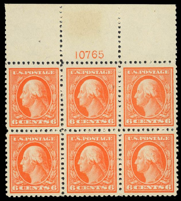 Values of US Stamps Scott # 506: 1917 6c Washington Perf 11. Daniel Kelleher Auctions, Apr 2012, Sale 629, Lot 367