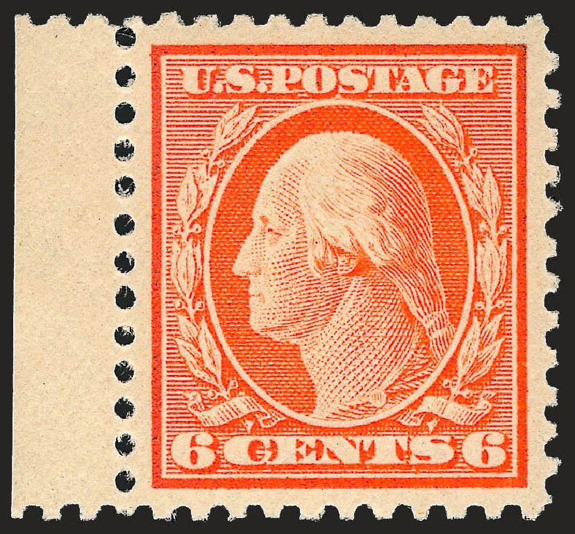 US Stamp Value Scott Catalog 506 - 1917 6c Washington Perf 11. Robert Siegel Auction Galleries, Sep 2008, Sale 962, Lot 2780