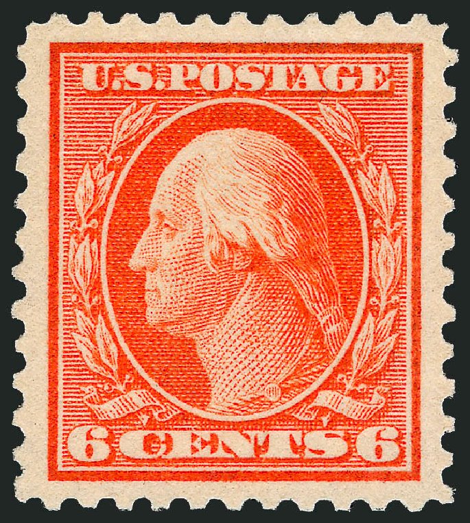 Values of US Stamps Scott 506: 6c 1917 Washington Perf 11. Robert Siegel Auction Galleries, Dec 2008, Sale 967, Lot 4870