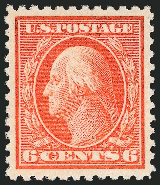 Value of US Stamp Scott #506 - 6c 1917 Washington Perf 11. Robert Siegel Auction Galleries, Dec 2009, Sale 982, Lot 5895