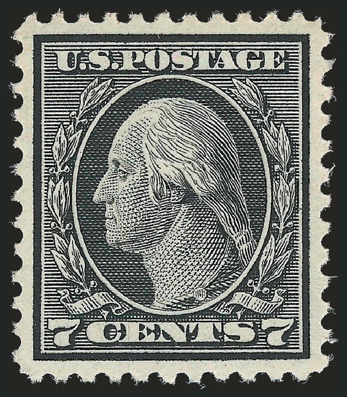 US Stamps Values Scott Catalog # 507: 1917 7c Washington Perf 11. Robert Siegel Auction Galleries, Dec 2009, Sale 982, Lot 5898
