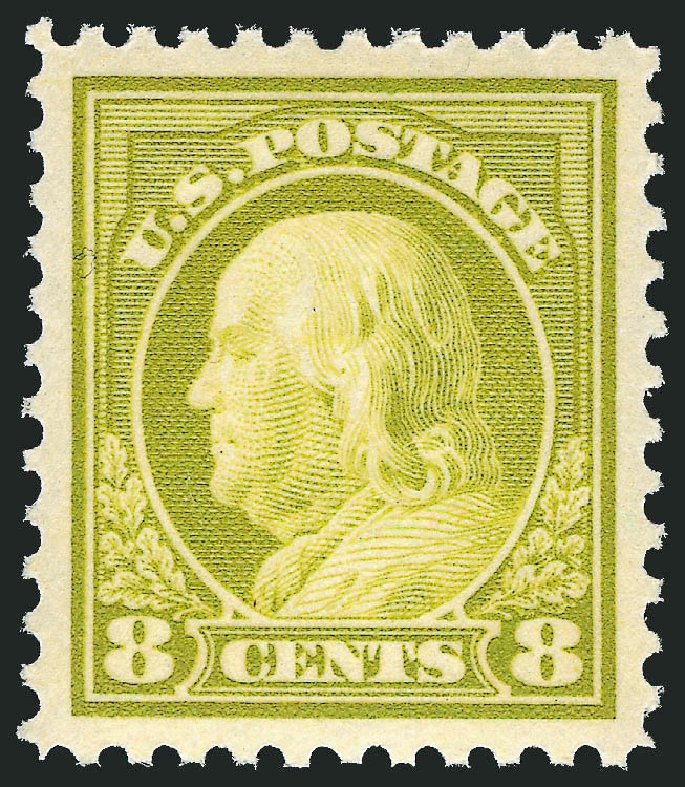Values of US Stamp Scott Cat. 508 - 1917 8c Franklin Perf 11. Robert Siegel Auction Galleries, Dec 2010, Sale 1000, Lot 1234
