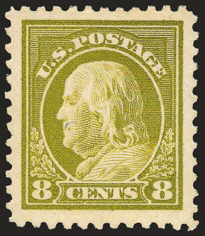 Prices of US Stamp Scott Catalog # 508 - 1917 8c Franklin Perf 11. Robert Siegel Auction Galleries, Dec 2008, Sale 967, Lot 4876