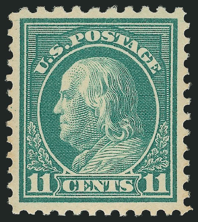 US Stamp Prices Scott # 511 - 11c 1917 Franklin Perf 11. Robert Siegel Auction Galleries, Dec 2010, Sale 1001, Lot 2069