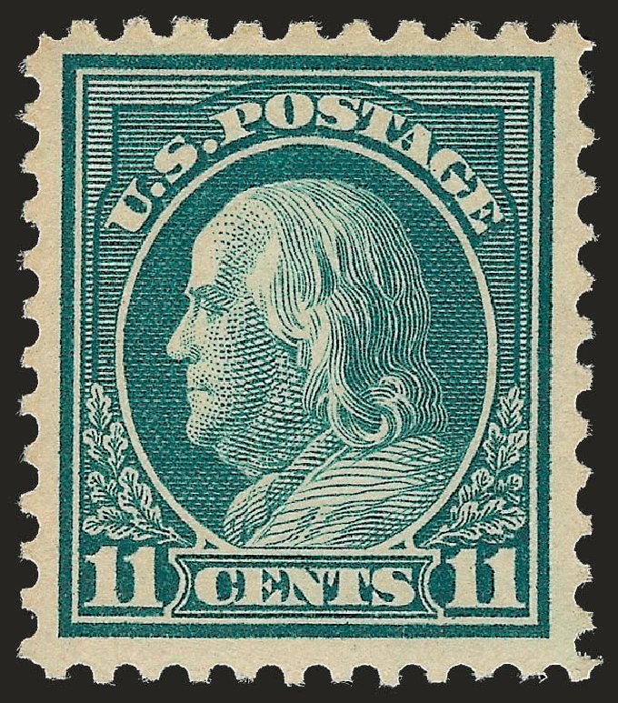Price of US Stamps Scott #511 - 11c 1917 Franklin Perf 11. Robert Siegel Auction Galleries, Sep 2009, Sale 968B, Lot 679