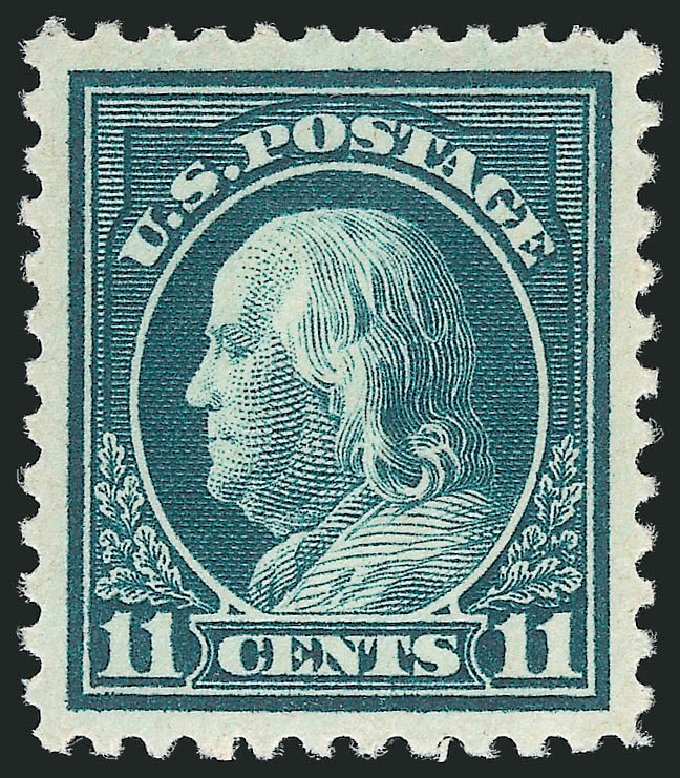 Prices of US Stamp Scott Cat. # 511: 11c 1917 Franklin Perf 11. Robert Siegel Auction Galleries, Jul 2015, Sale 1107, Lot 500