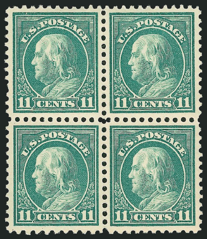 US Stamp Value Scott Cat. #511 - 1917 11c Franklin Perf 11. Robert Siegel Auction Galleries, Dec 2010, Sale 1001, Lot 2075