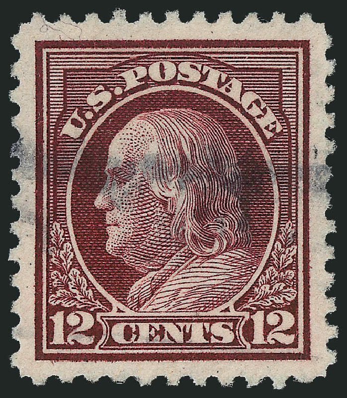 Price of US Stamps Scott Catalogue 512: 12c 1917 Franklin Perf 11. Robert Siegel Auction Galleries, Oct 2012, Sale 1032, Lot 3599