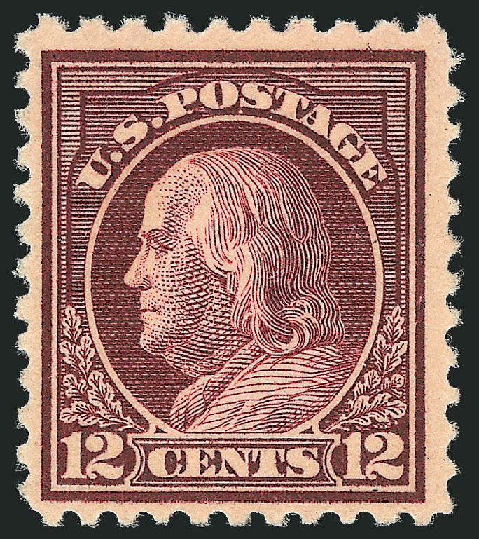 US Stamp Price Scott Cat. # 512 - 1917 12c Franklin Perf 11. Robert Siegel Auction Galleries, Dec 2010, Sale 1001, Lot 2085