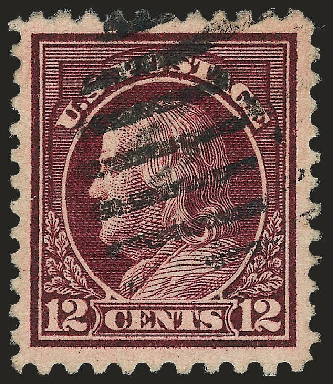 Values of US Stamps Scott Cat. # 512 - 1917 12c Franklin Perf 11. Robert Siegel Auction Galleries, Sep 2009, Sale 968B, Lot 682