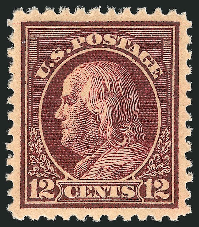 US Stamps Prices Scott Cat. #512 - 12c 1917 Franklin Perf 11. Robert Siegel Auction Galleries, Mar 2012, Sale 1019, Lot 866