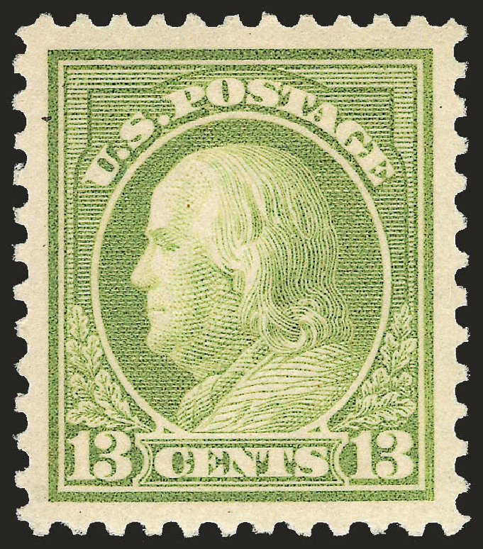 Cost of US Stamps Scott Catalog # 513 - 13c 1917 Franklin Perf 11. Robert Siegel Auction Galleries, Apr 2010, Sale 984, Lot 927