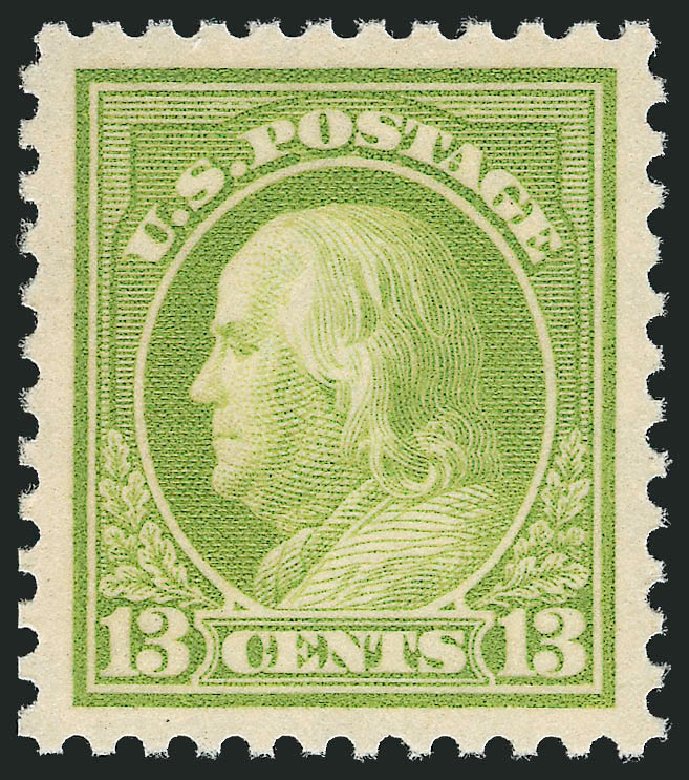 Price of US Stamps Scott #513: 1917 13c Franklin Perf 11. Robert Siegel Auction Galleries, Nov 2012, Sale 1034, Lot 464