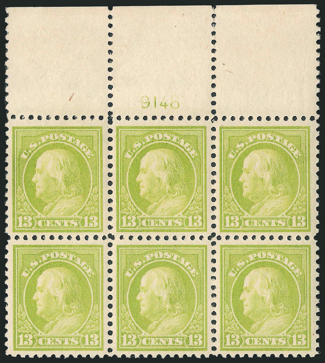 Prices of US Stamps Scott Catalogue #513: 13c 1917 Franklin Perf 11. Robert Siegel Auction Galleries, Dec 2009, Sale 982, Lot 5904
