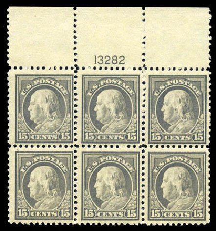 US Stamps Value Scott Cat. # 514 - 15c 1917 Franklin Perf 11. Matthew Bennett International, Mar 2011, Sale 336, Lot 1315