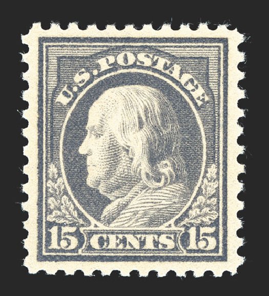 Values of US Stamp Scott Cat. 514: 15c 1917 Franklin Perf 11. Spink Shreves Galleries, Mar 2013, Sale 142, Lot 375