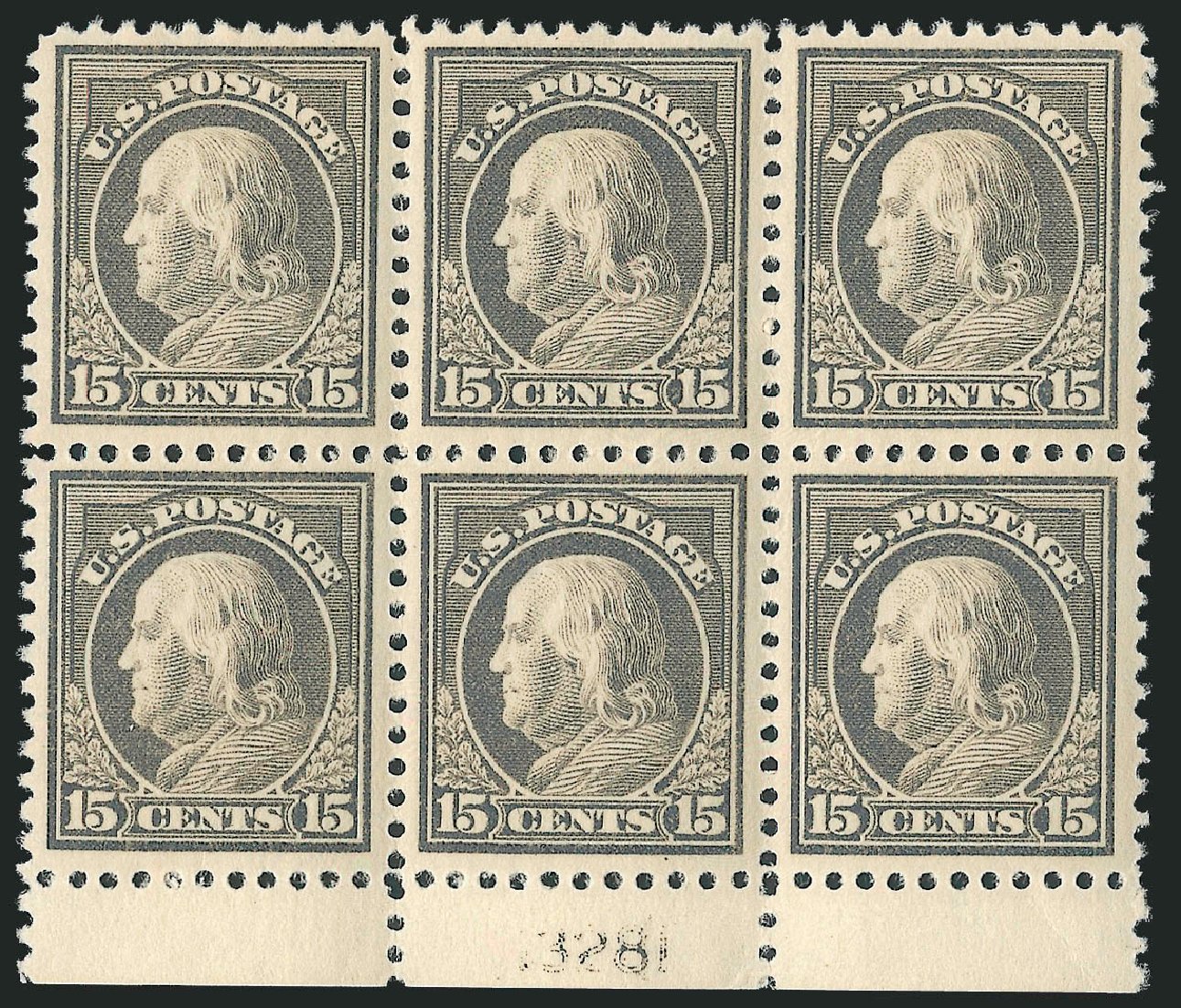 Costs of US Stamps Scott 514 - 15c 1917 Franklin Perf 11. Robert Siegel Auction Galleries, Mar 2011, Sale 1007, Lot 2792