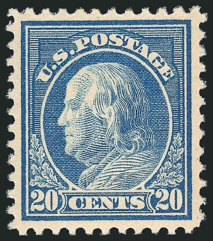 Costs of US Stamps Scott Catalogue #515: 20c 1917 Franklin Perf 11. Robert Siegel Auction Galleries, Mar 2012, Sale 1019, Lot 869