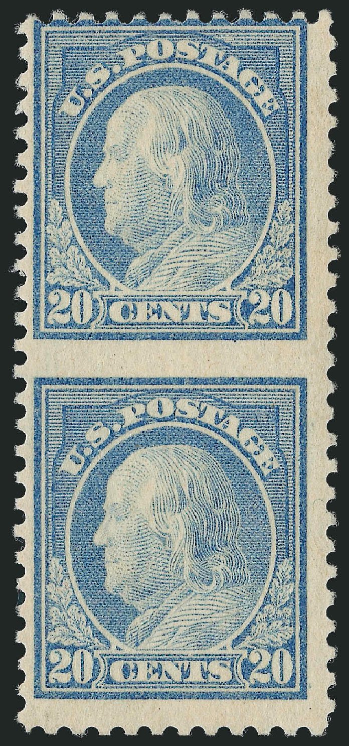 Value of US Stamps Scott Catalogue # 515: 1917 20c Franklin Perf 11. Robert Siegel Auction Galleries, Jun 2012, Sale 1025, Lot 231