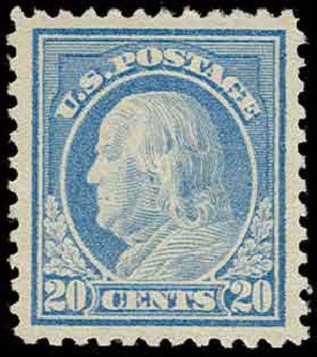 Values of US Stamps Scott Cat. #515 - 20c 1917 Franklin Perf 11. H.R. Harmer, Nov 2013, Sale 3004, Lot 1294