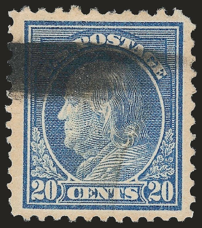 Costs of US Stamps Scott Catalogue 515: 20c 1917 Franklin Perf 11. Robert Siegel Auction Galleries, Dec 2009, Sale 982, Lot 5905