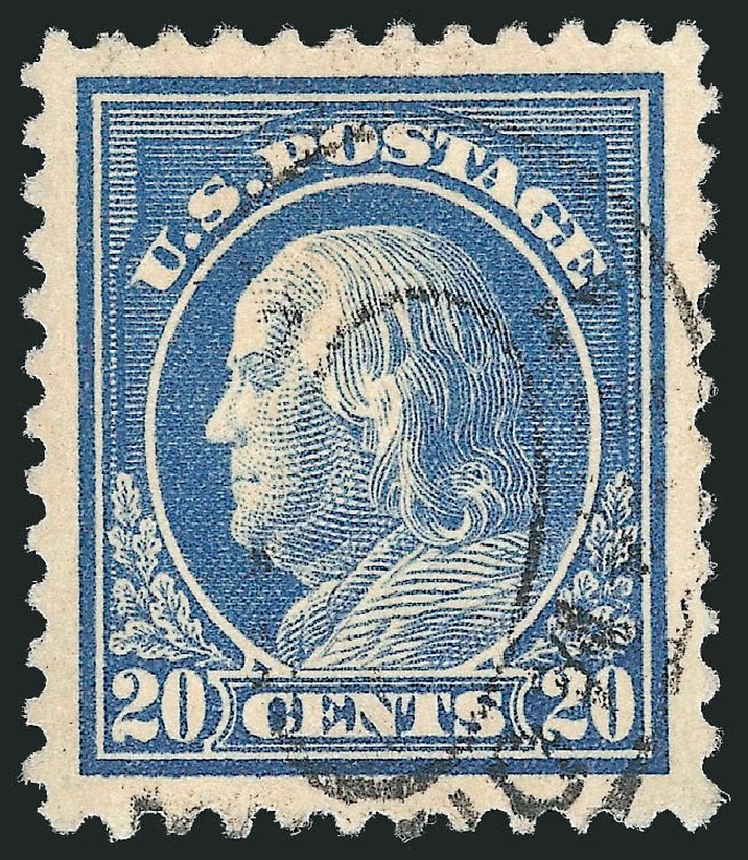 Prices of US Stamp Scott # 515 - 20c 1917 Franklin Perf 11. Robert Siegel Auction Galleries, Jun 2011, Sale 1011, Lot 772