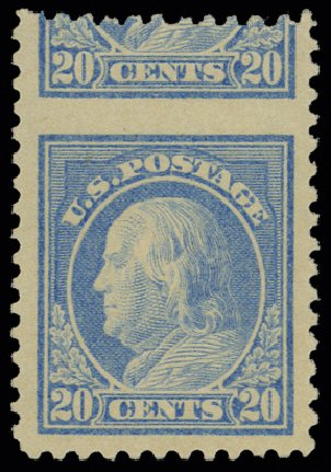 US Stamp Prices Scott Catalogue 515 - 20c 1917 Franklin Perf 11. H.R. Harmer, May 2014, Sale 3005, Lot 1373