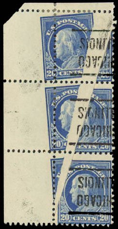 Cost of US Stamp Scott Cat. # 515: 20c 1917 Franklin Perf 11. Daniel Kelleher Auctions, Jul 2011, Sale 625, Lot 1016
