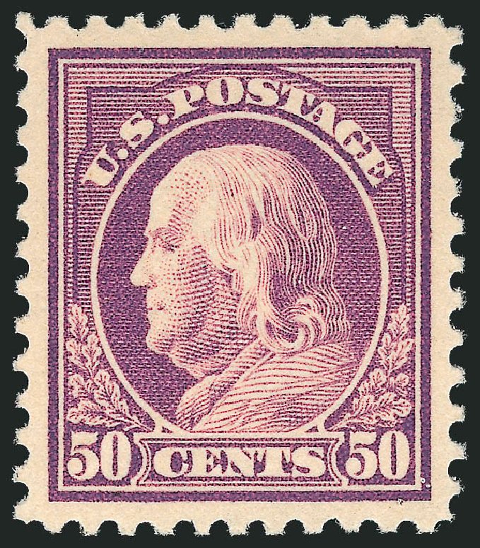 US Stamps Price Scott Catalog 517 - 50c 1917 Franklin Perf 11. Robert Siegel Auction Galleries, Oct 2011, Sale 1013, Lot 459