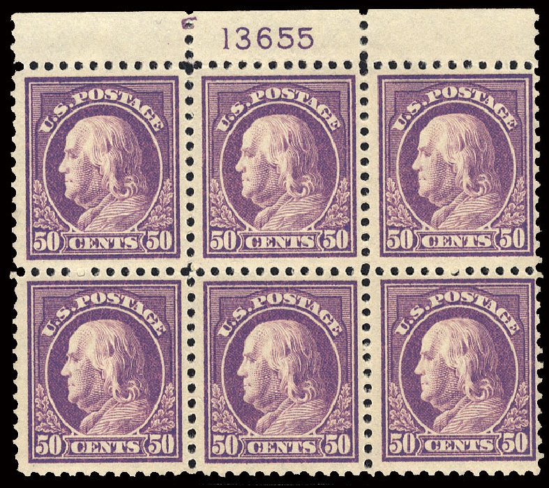 US Stamp Value Scott 517 - 1917 50c Franklin Perf 11. Cherrystone Auctions, Mar 2009, Sale 200903, Lot 230