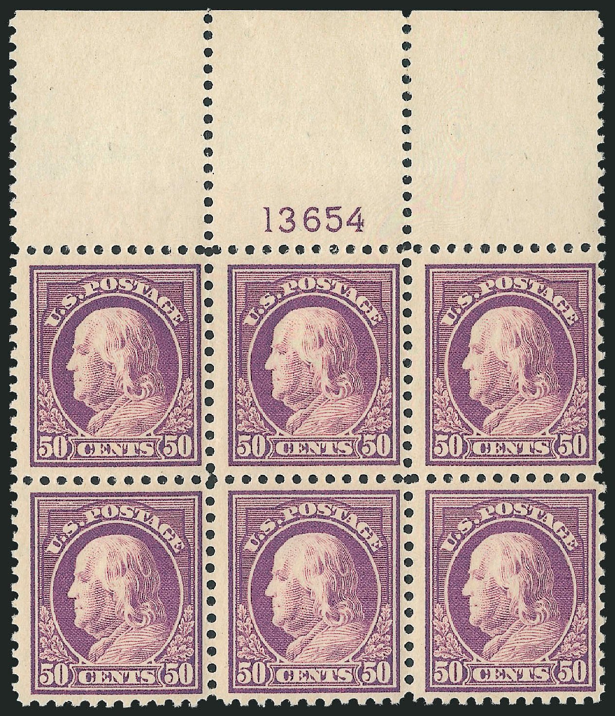 Price of US Stamp Scott Catalog # 517: 50c 1917 Franklin Perf 11. Robert Siegel Auction Galleries, Oct 2011, Sale 1014, Lot 2010