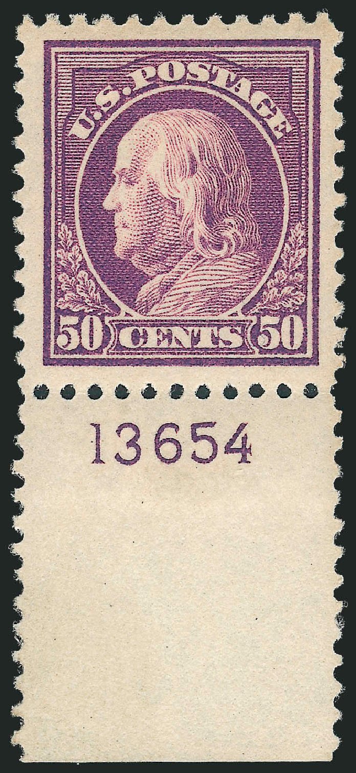 US Stamp Values Scott Catalogue # 517 - 50c 1917 Franklin Perf 11. Robert Siegel Auction Galleries, Mar 2011, Sale 1007, Lot 2794