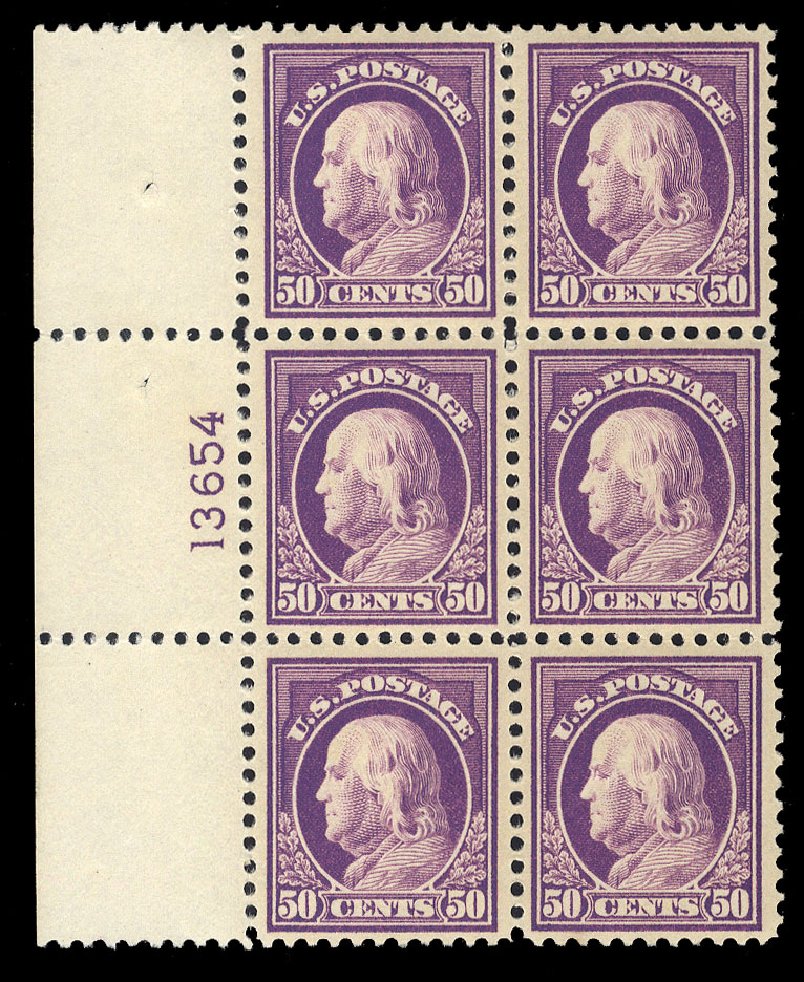 Price of US Stamps Scott Catalogue #517: 1917 50c Franklin Perf 11. Cherrystone Auctions, Apr 2010, Sale 201004, Lot 272