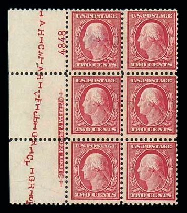 US Stamps Values Scott # 519: 1c 1917 Washington Perf 11. Matthew Bennett International, Jun 2007, Sale 319, Lot 1488