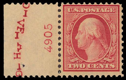 Prices of US Stamp Scott Catalogue # 519 - 1917 1c Washington Perf 11. Daniel Kelleher Auctions, Apr 2012, Sale 629, Lot 378