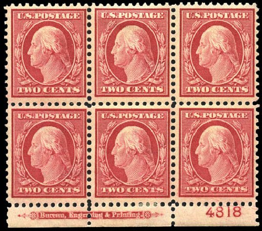 US Stamp Value Scott # 519 - 1917 1c Washington Perf 11. Matthew Bennett International, Mar 2011, Sale 336, Lot 1321