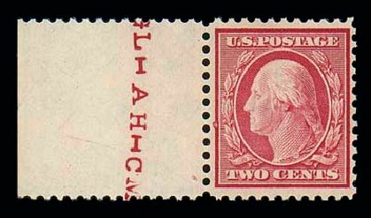 US Stamps Values Scott Catalog 519 - 1c 1917 Washington Perf 11. Matthew Bennett International, Dec 2007, Sale 325, Lot 2176