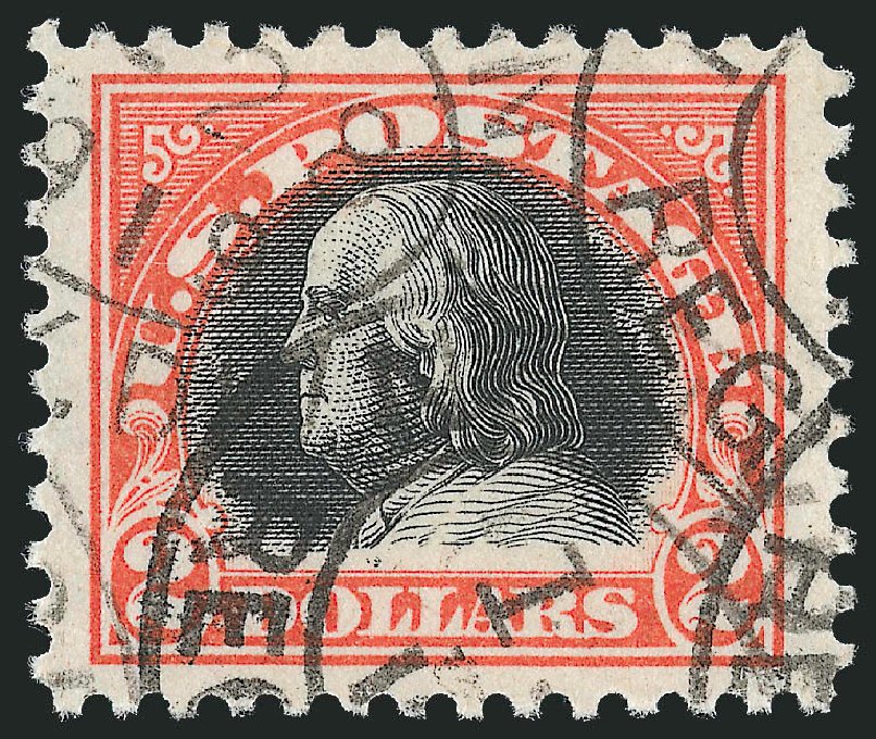 Costs of US Stamp Scott Cat. # 523 - US$2.00 1918 Franklin Perf 11. Robert Siegel Auction Galleries, Feb 2015, Sale 1093, Lot 487