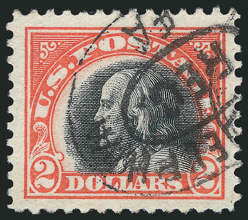 Price of US Stamps Scott #523 - 1918 US$2.00 Franklin Perf 11. Robert Siegel Auction Galleries, Jun 2012, Sale 1026, Lot 1450
