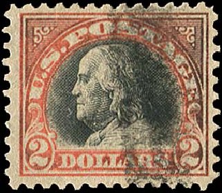 Prices of US Stamps Scott Catalogue # 523 - 1918 US$2.00 Franklin Perf 11. Regency-Superior, Jan 2015, Sale 109, Lot 1301