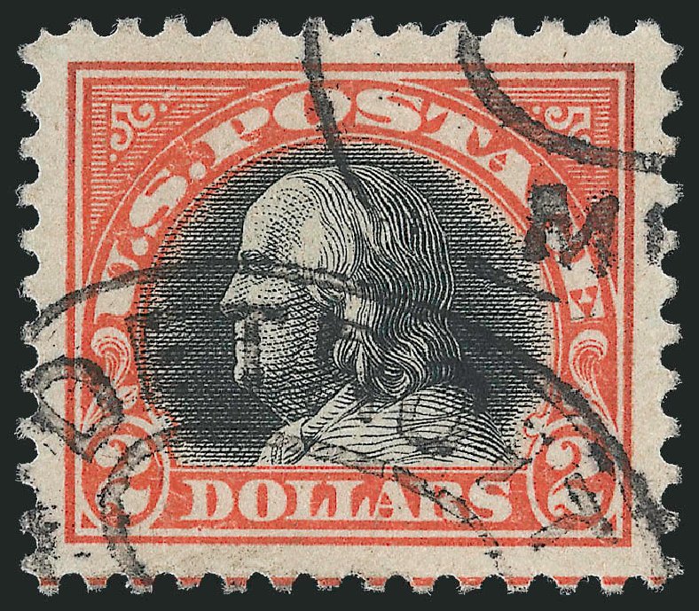 US Stamp Value Scott Catalogue # 523 - 1918 US$2.00 Franklin Perf 11. Robert Siegel Auction Galleries, Dec 2012, Sale 1037, Lot 2101