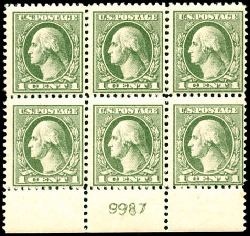 Price of US Stamp Scott # 525: 1c 1918 Washington Offset Perf 11. Matthew Bennett International, Jun 2008, Sale 328, Lot 1024