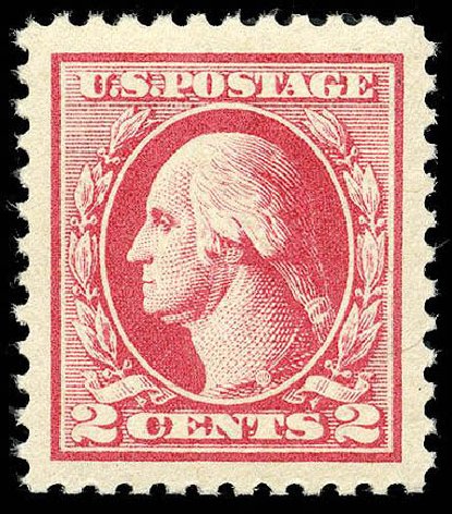 US Stamp Price Scott Catalog #526 - 1920 2c Washington Offset Perf 11. Matthew Bennett International, Apr 2008, Sale 326, Lot 473