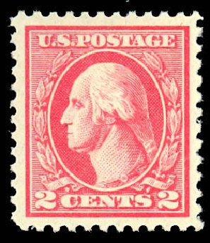 Value of US Stamp Scott Cat. # 527: 1920 2c Washington Offset Perf 11. Daniel Kelleher Auctions, Dec 2012, Sale 633, Lot 909