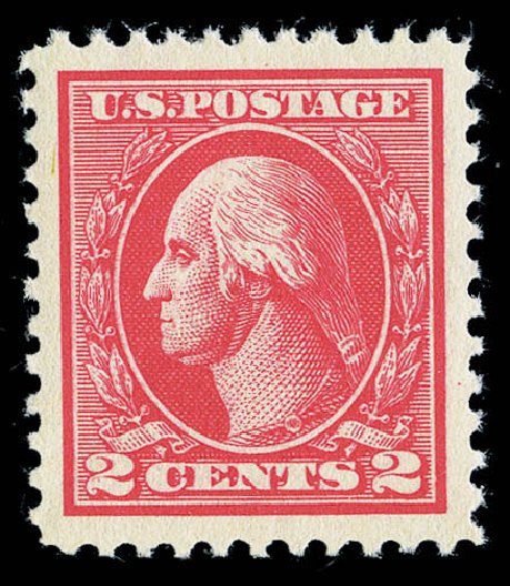 US Stamps Value Scott 528: 1920 2c Washington Offset Perf 11. Matthew Bennett International, Sep 2012, Sale 345, Lot 374