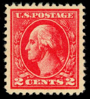 US Stamps Value Scott Catalog #528 - 2c 1920 Washington Offset Perf 11. Daniel Kelleher Auctions, Mar 2013, Sale 635, Lot 624