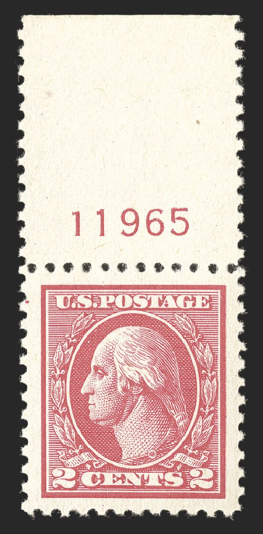 Cost of US Stamps Scott Catalogue 528 - 2c 1920 Washington Offset Perf 11. Spink Shreves Galleries, Jul 2012, Sale 140, Lot 294