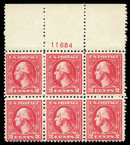 Costs of US Stamp Scott Cat. #528A: 1920 2c Washington Offset Perf 11. Matthew Bennett International, Mar 2012, Sale 344, Lot 4647