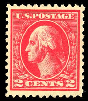US Stamps Price Scott Catalogue # 528A - 2c 1920 Washington Offset Perf 11. Daniel Kelleher Auctions, Dec 2012, Sale 633, Lot 912